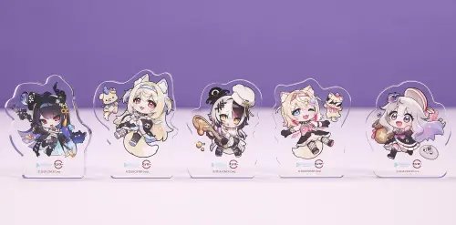 ▲6月16日起，「5款盲袋Q版飯友壓克力磚」加價購200元。（圖／壽司郎提供）