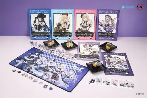 ▲壽司郎×《hololive English -Advent-》54款周邊搶瘋。（圖／壽司郎提供）
