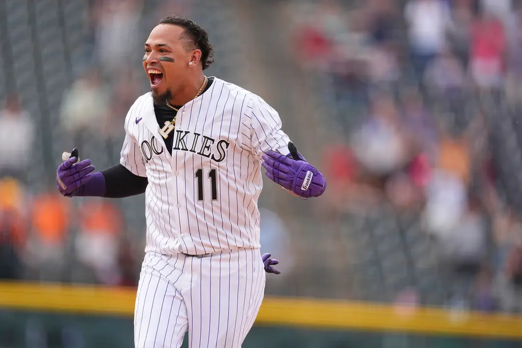 ▲MLB科羅拉多洛磯今（13）日在9下逆轉巨人，終場以8：7獲勝，結束近期一波5連敗，同時也逃過寫下聯盟字1901年現代棒球以來，賽季前68場最差戰績紀錄。（圖／美聯社／達志影像）