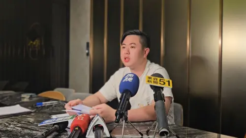 ▲二本松負責人林建宏出面說明婚變糾紛如何影響餐廳事業。（圖／記者劉松霖攝）