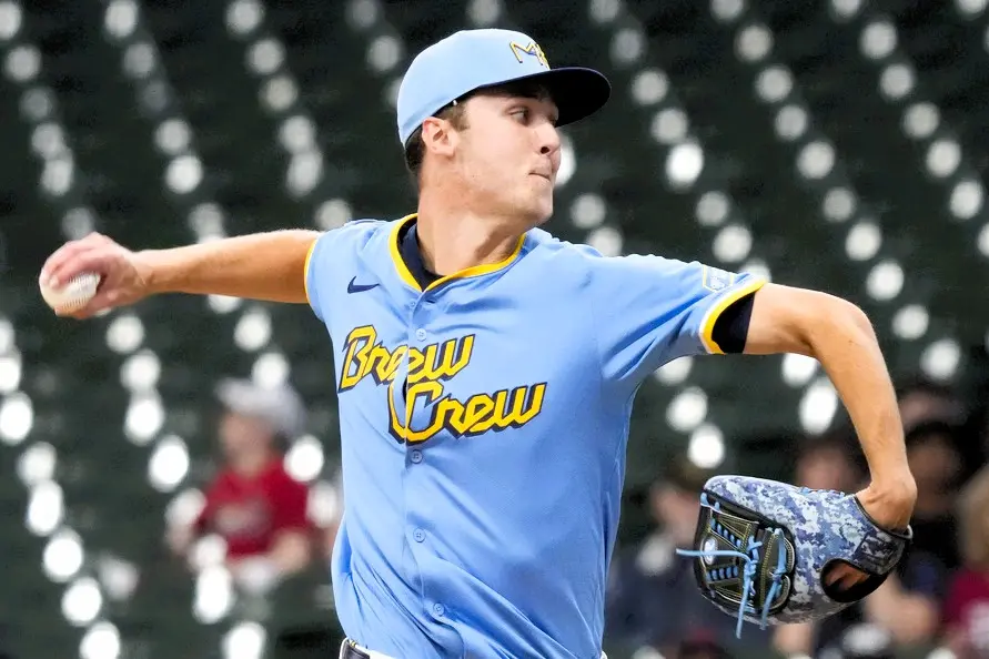 ▲Jacob Misiorowski初登板。（圖／美聯社／達志影像）