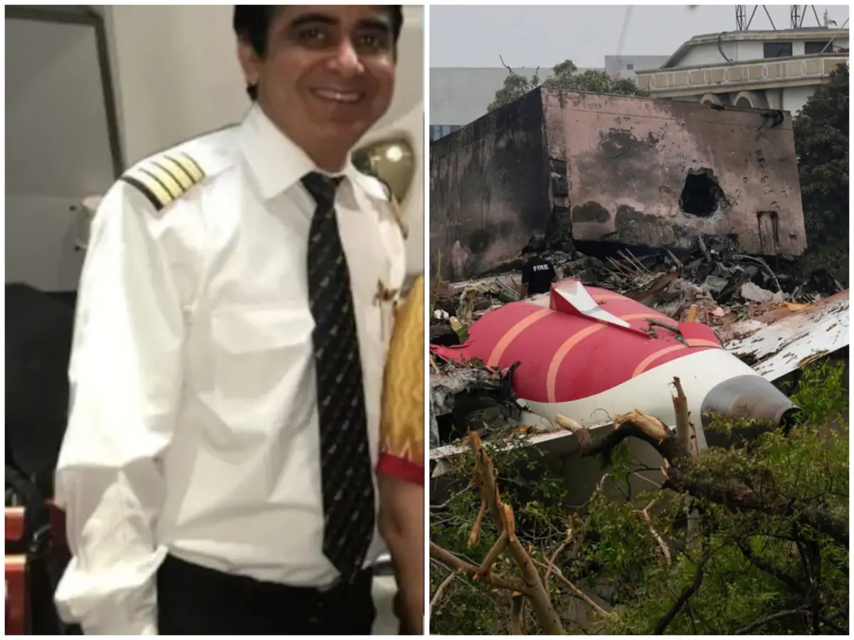 ▲印度航空空難的機師薩巴瓦爾（Sumeet Sabharwal）是服役近30年的資深機師，原本再過幾個月就要退休，不料遇上空難。（合成圖／翻攝自印度斯坦時報；美聯社／達志影像）