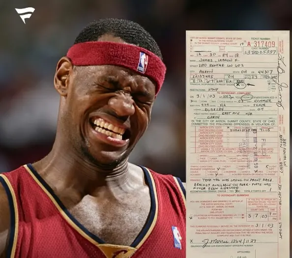 NBA／離奇！18歲LeBron的陳年狀元罰單　竟以天價27.6萬台幣售出