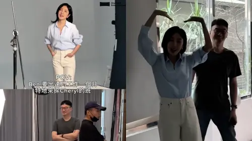 ▲楊謹華(右圖左)的老公Ben(右圖右)即將出差1個月,特地前去探班老婆,2人互動超甜蜜。(圖/翻攝自楊謹華IG) ▲楊謹華(右圖左)的老公Ben(右圖右)即將出差1個月,特地前去探班老婆,2人互動超甜蜜。(圖/翻攝自楊謹華IG)