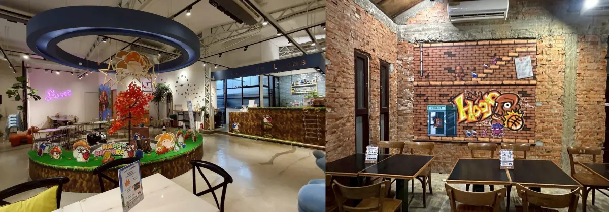 ▲超人氣遊戲《新楓之谷》在高雄、台中開設「Maple 20 Café」主題咖啡廳，讓現實中也充滿新楓之谷的元素。（圖／遊戲橘子）