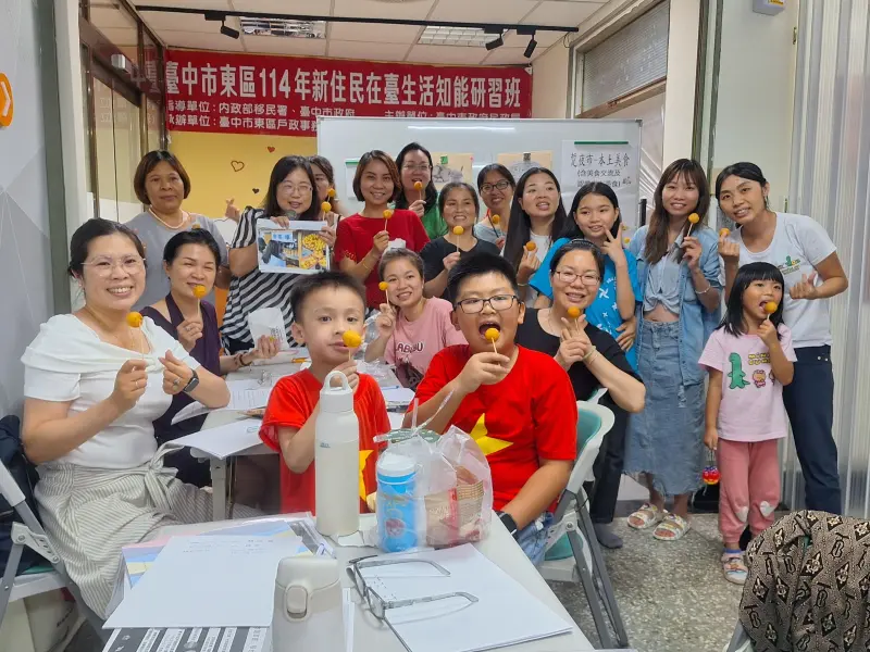 ▲中市東區戶政事務所舉辦「新住民在台生活知能研習班」(圖／民政局提供2025.6.14)