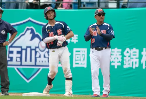 ▲平鎮高中捕手江庭毅。（圖／中華棒協提供）（圖／中華棒協提供）