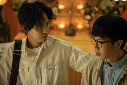 ▲周渝民（左）和薛仕凌在劇中是「換帖兄弟」。（圖／翻攝自官方臉書）