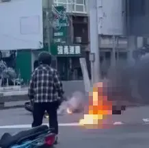台中1男加油站燒成火球！員工英勇撲救 送醫搶救暫無生命危險
