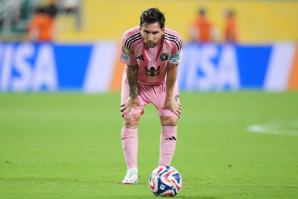 ▲國際邁阿密與艾阿里激戰90分鐘，最終以0：0握手言和。對於球星梅西（Lionel Messi）而言，這場比賽結果有些罕見，因為這是他自2022年2月以來，在近108場俱樂部比賽中僅出現的第3場0：0平局。（圖／美聯社／達志影像）