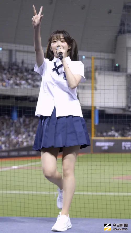 ▲李珠珢（如圖）昨日在臺北大巨蛋展現唱跳實力。（圖／讀者提供）