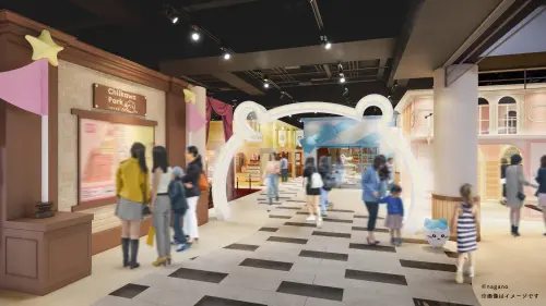 ▲吉伊臉型拱門讓人好想穿梭無數次。（圖／X@chiikawa_parkjp）