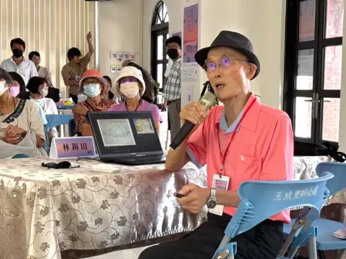▲海洋委員會國家海洋研究院舉辦走讀台江教育推廣活動,邀請長年投入安平文史研究的工作者林錫田作專題演講。(圖/國家海洋研究院提供) ▲海洋委員會國家海洋研究院舉辦走讀台江教育推廣活動,邀請長年投入安平文史研究的工作者林錫田作專題演講。(圖/國家海洋研究院提供)