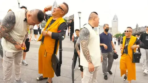 ▲館長在直播時遇到土豪哥大方送黃金，讓他驚訝不已。（圖／館長惡名昭彰 YouTube）