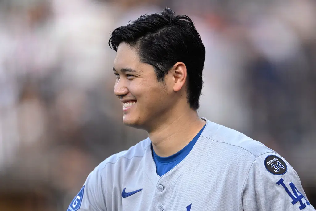 ▲洛杉磯道奇球星大谷翔平於6月15日對戰巨人一役中火力全開，一舉轟出本季第24與第25轟，並以此達成美職生涯第250支全壘打的里程碑。（圖／美聯社／達志影像）