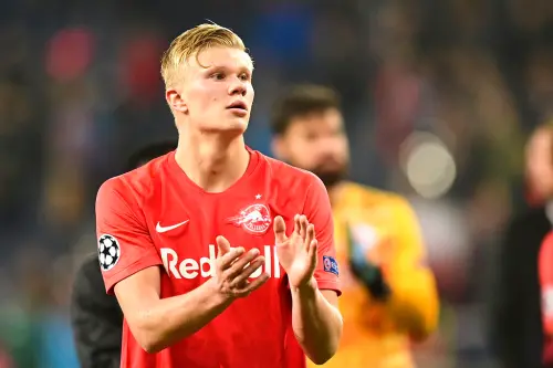 ▲當今世界最佳前鋒哈蘭德（Erling Haaland），生涯早期就曾效力薩爾斯堡紅牛。（圖／美聯社／達志影像）