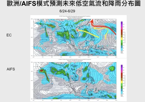 ▲下週太平洋高壓減弱，如果真的有颱風生成，會有比較大的空間北上移動，路徑對台灣的威脅就較大。（圖／賈新興提供）