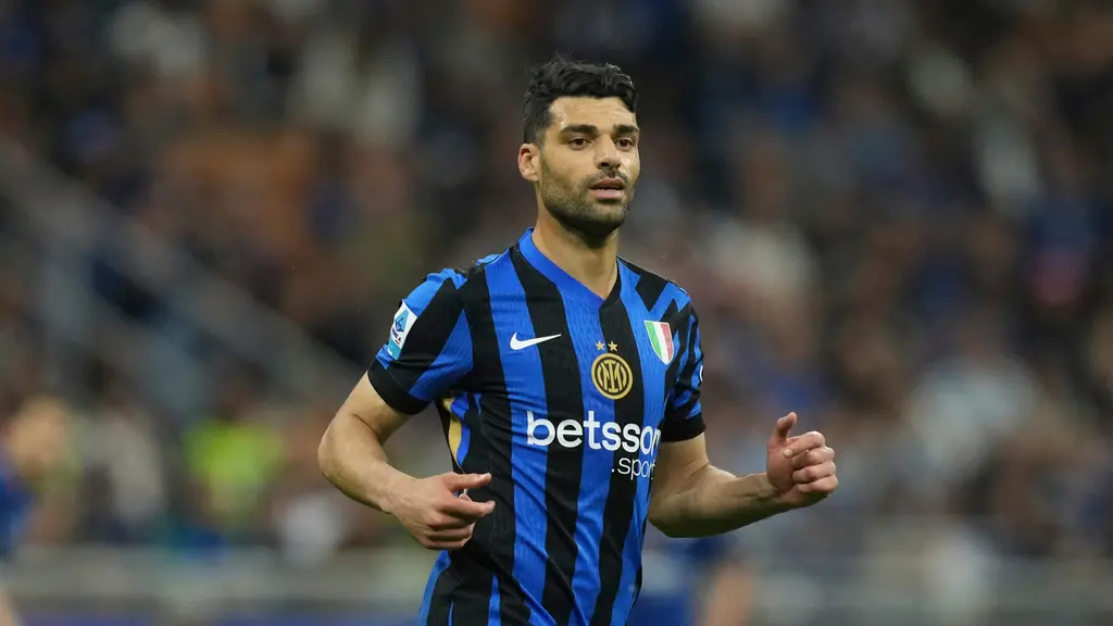 ▲國際米蘭伊朗前鋒Mehdi Taremi，因「以伊衝突」伊朗關閉空域，因此Taremi短期內無法離開伊朗，恐將缺席本次世俱盃賽事。（圖／美聯社／達志影像）