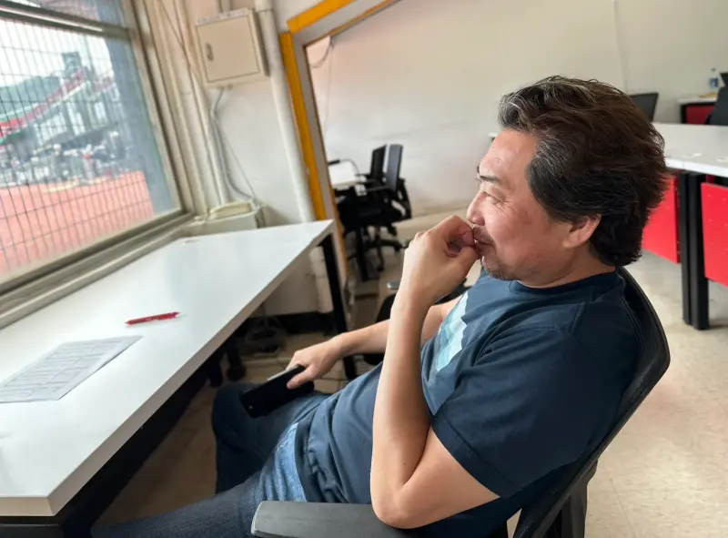 ▲統一獅總教練林岳平現身中職新人測試會，談到去年挑到高塩將樹，餅總認為需要有點運氣。（圖／中華職棒提供）