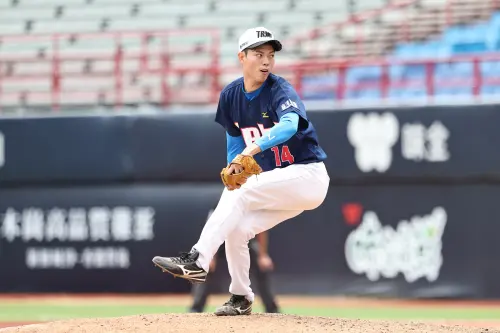 ▲林睿杰目前就讀成功大學體育健康與休閒研究所，今年已是他第三度參加測試會，並投出本屆測試會最快球速152公里。（圖／中華職棒提供）