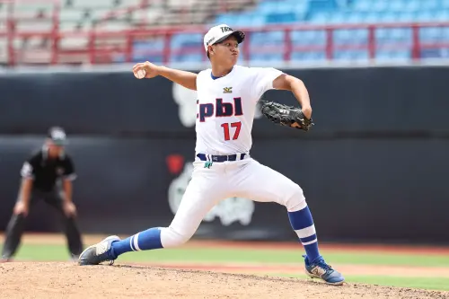 ▲來自台灣體大的投手陽益政，前年高中畢業後投入選秀，可惜未獲球團青睞。升上大學後又因傷勢影響投球動作，這段期間讓陽益政感到相當挫折，甚至一度思考是否要繼續打球。（圖／中華職棒提供）
