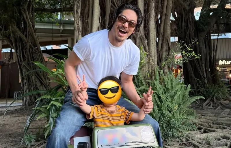 AKIRA公開兒子正面照！喊話老婆林志玲：一直以來，真的謝謝你們
