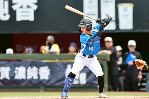 前文化大學留學生豊島顯,為了中職測試會特別回台參加。(圖/中華職棒提供) ▲前文化大學日本留學生豊島顯,為了中職測試會特別回台參加。(圖/中華職棒提供)