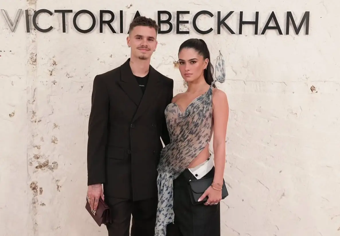 ▲羅密歐貝克漢（左）被傳交往哥哥布魯克林的前女友金姆譚波（右），造成兄弟情破裂，導致布魯克林和整個家族鬧分裂。金姆譚波近日發出公開聲明，表示自己從未與布魯克林談過戀愛。（圖／摘自IG）