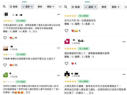 丹丹漢堡橋頭店全台最多讚!印度人盜帳爆紅:Google評論也遭洗版 ▲發現鬧劇的民眾,不只到「丹丹漢堡-橋頭店」粉專看好戲,還在該店Google評論洗版。(圖/翻攝自Google評論)