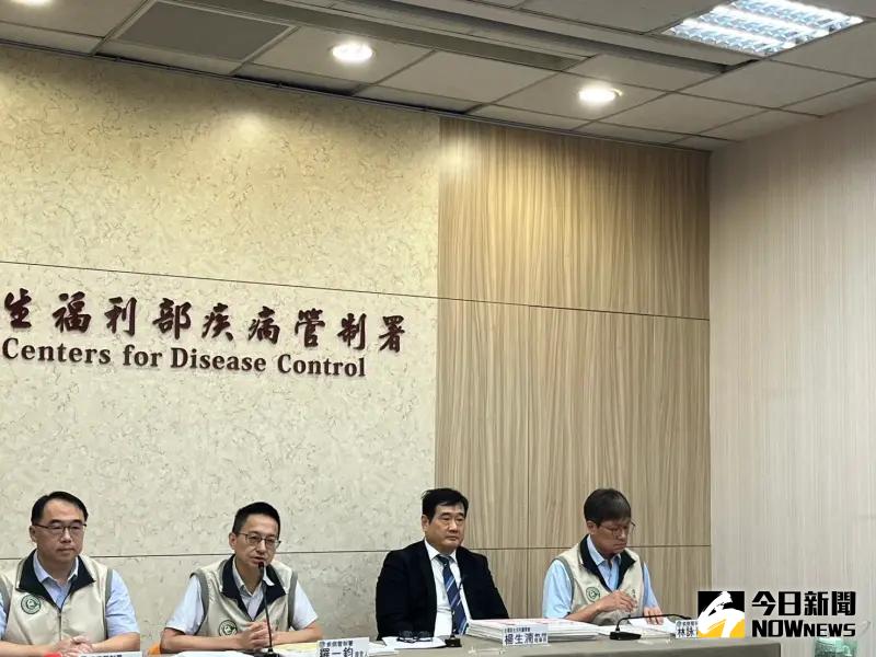 ▲疾管署疫情記者會說明新生兒腸病毒情況。（圖／記者張乃文攝）
