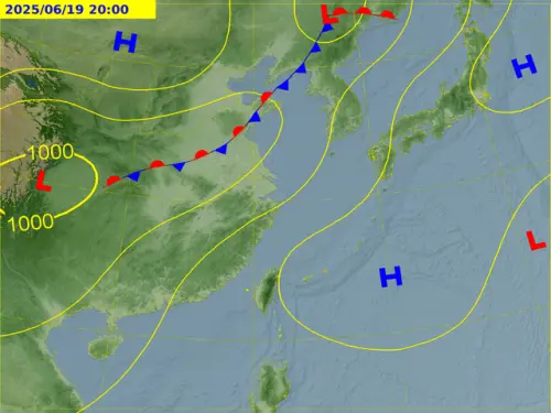 ▲近期由於太平洋高壓較強，熱帶擾動、颱風等系統較不利發展。（圖／中央氣象署）