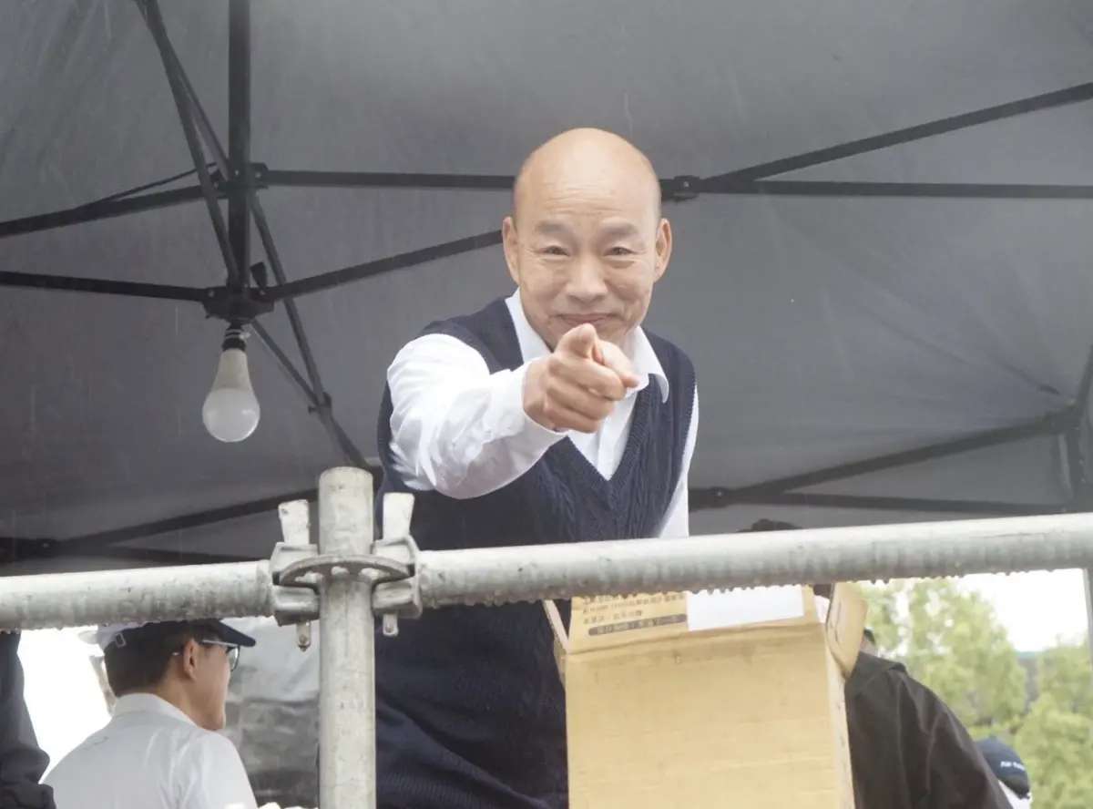 ▲今日為立法院長韓國瑜68歲生日，江啟臣爆料其生日願望為長出頭髮。（圖／翻攝自韓國瑜臉書）