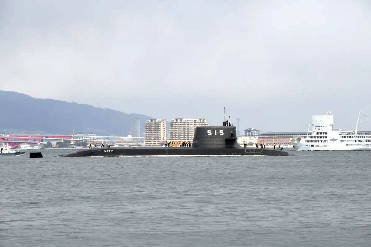 ▲日本大鯨級潛艦「迅鯨號」。（圖／日本海上自衛隊）