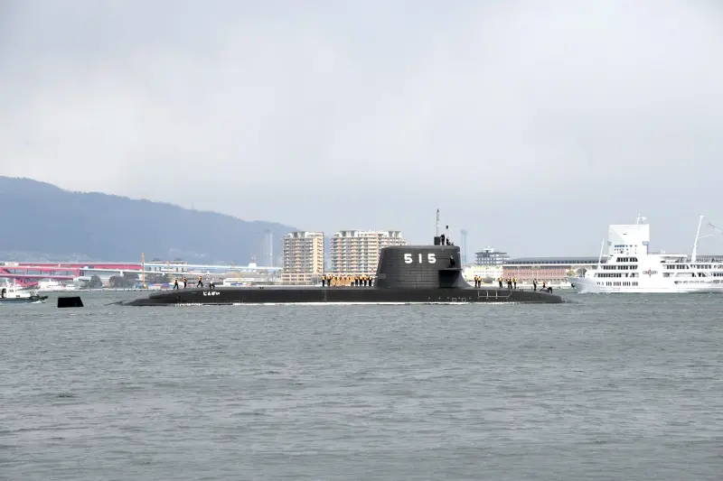 ▲日本大鯨級潛艦「迅鯨號」。（圖／日本海上自衛隊）