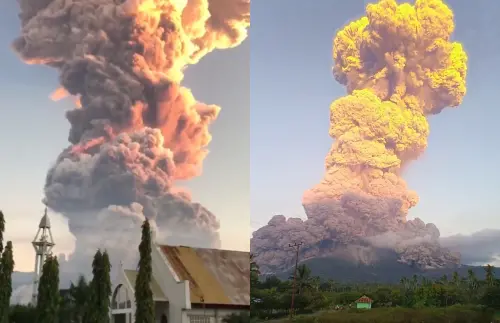 至少24趟峇里島航班取消！印尼火山猛烈噴發　一個月內已噴兩次
