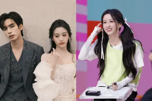 ▲包上恩和宋威龍（左圖左）先婚後愛，受到許多觀眾喜愛。（圖／翻攝自微博）