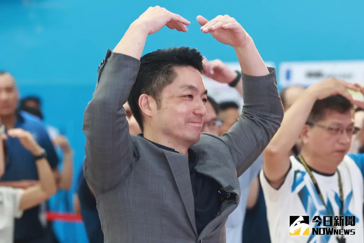 ▲台北市長蔣萬安出席北市中正運動中心整新啟用記者會。（圖／記者葉政勳攝，2025.06.18）