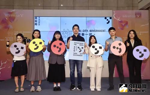 ▲台北市長蔣萬安（中）出席北市青年局成立一週年茶會。（圖／記者葉政勳攝，2025.06.18）