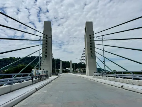 ▲東勢區「埤豐橋」(圖／江啟臣服務處提供2025.6.18)