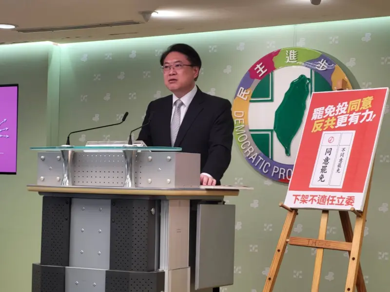 ▲對於是否辭去秘書長一職投入選戰，林右昌直呼，想太多了！（圖／記者陳佩君攝，2025.06.18）