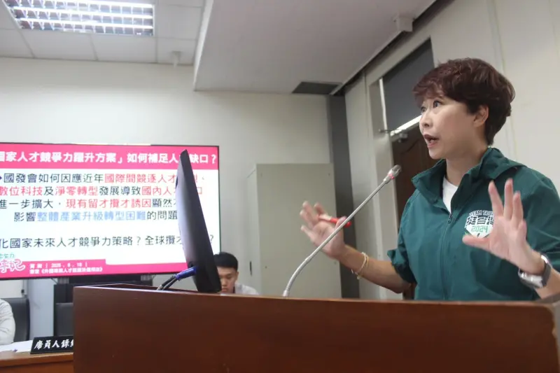 ▲AI時代全球搶人才！陳亭妃：延攬國際人才應兼顧產業轉型。（圖／陳亭妃提供）