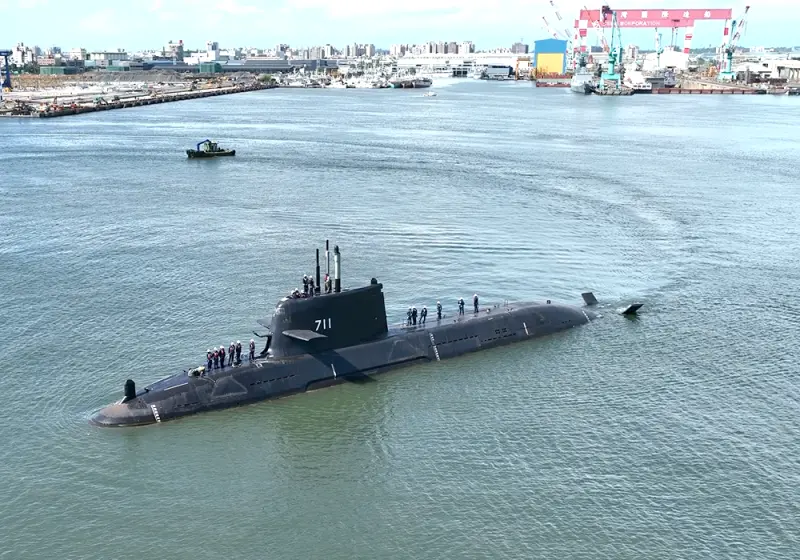 ▲海鯤號潛航卡關，11月能否交艦引發關注。(圖／台灣國際造船公司提供)