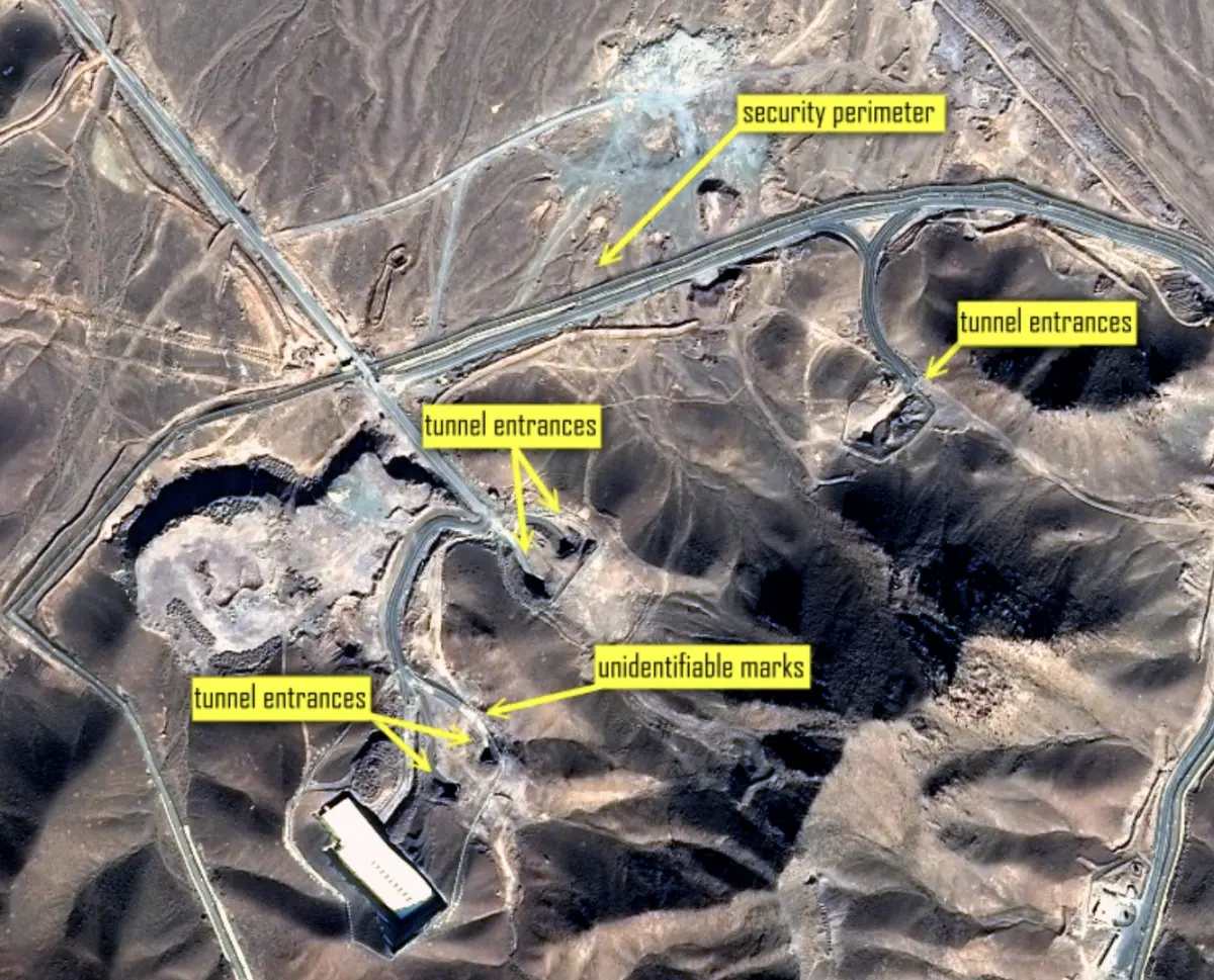 ▲福爾多燃料濃縮廠（Fordow Fuel Enrichment Plant）是伊朗最具戰略意義的核設施。（圖／翻攝自Institute for Science and International Security）
