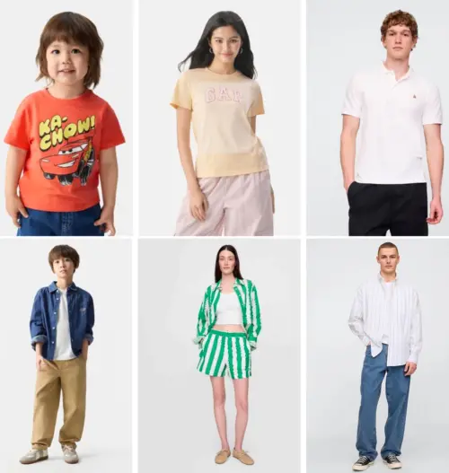 ZARA折扣季「低至6折」開搶!H&M十週年「全店9折」 Gap狂砍5折 ▲Gap夏日狂歡購「狂砍5折」,多買多折最高「3件6折」。(圖/Gap提供)