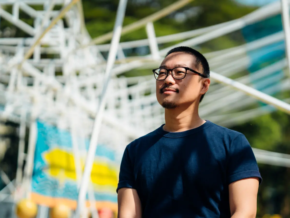 ▲社會參與式藝術家、旗津技工舍基地協同主持人——李怡志。（圖／李怡志提供）