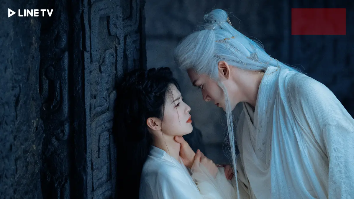 ▲《臨江仙》由白鹿（左）曾舜晞（右）主演，糾纏三世虐戀，攻佔愛奇藝、MyVideo、LINE TV熱播前5名。（圖／LINE TV提供）