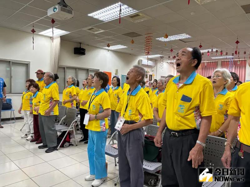 ▲首創「樂齡增肌Do Re Mi」喉部肌力歌唱訓練課程，今日舉辦成果發表會，（圖／記者金武鳳攝，2025.6.19)