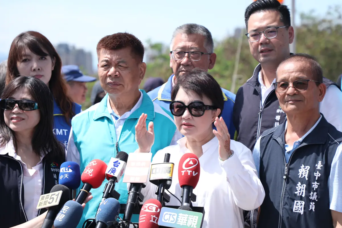 ▲台中市環保局打贏行政訴訟，市長盧秀燕喊話台電「趕快把1800萬罰款繳一繳」。（圖／台中市政府提供，2025.06.20）