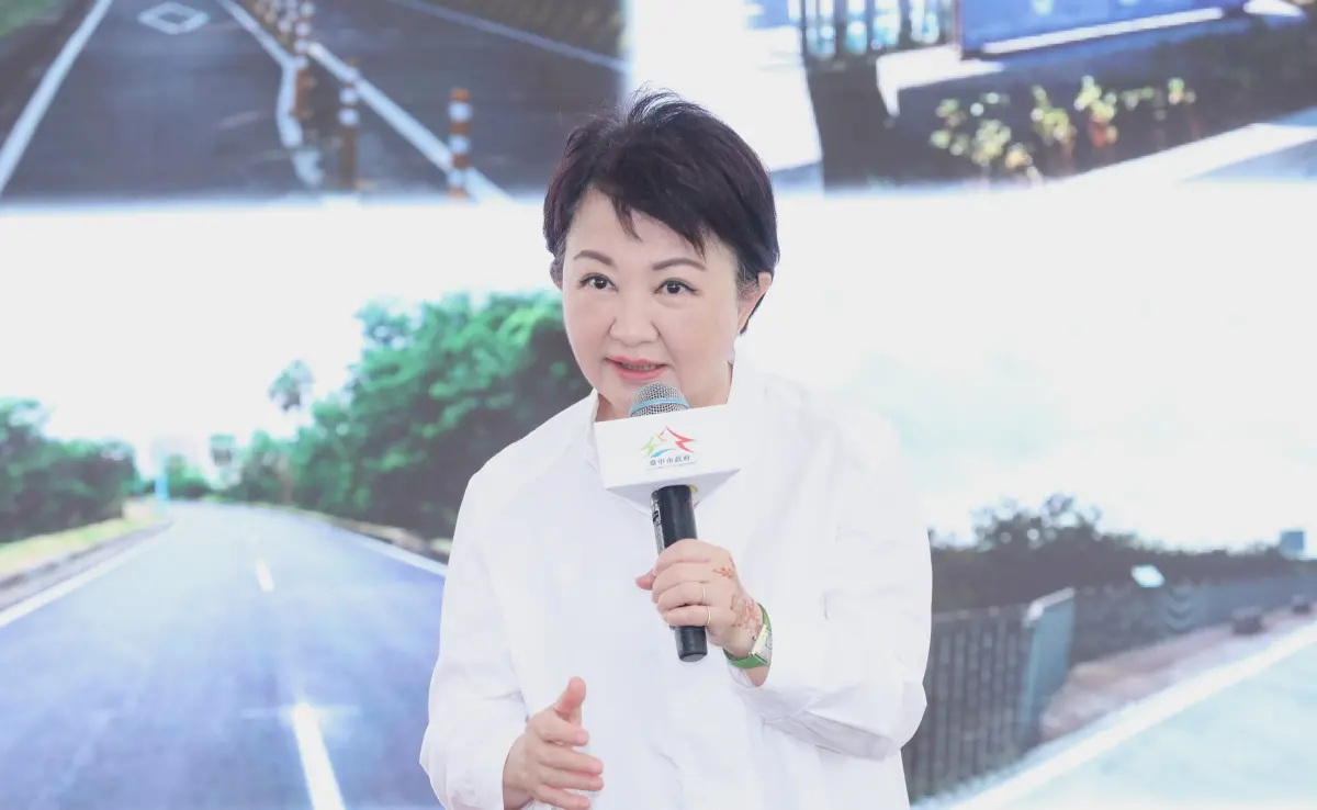 ▲傳聞台中市長盧秀燕建議朱立倫「大選年不適合改選黨主席」。（圖／台中市政府提供，2025.06.20）