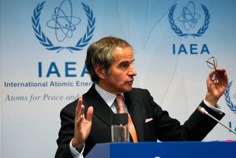 不知道材料跑去哪!IAEA認了:伊朗「幾個月內」能重啟濃縮鈾 ▲聯合國核能監管組織「國際原子能總署」(IAEA)署長格羅西(Rafael Mariano Grossi)。資料照。(圖/美聯社/達志影像)